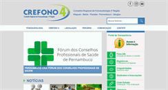 Desktop Screenshot of crefono4.org.br